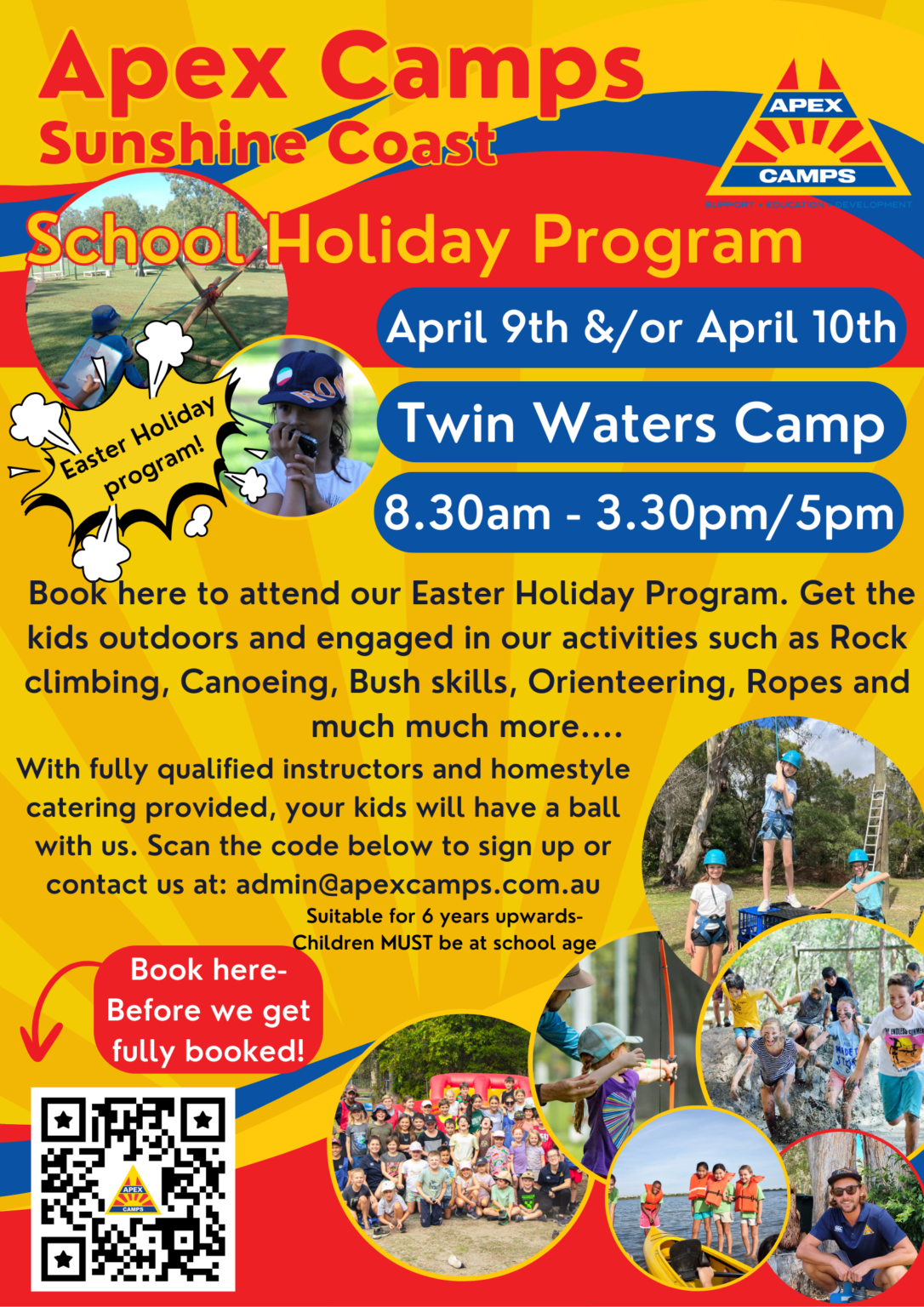 Sunshine Coast School Holiday Programs - Apex